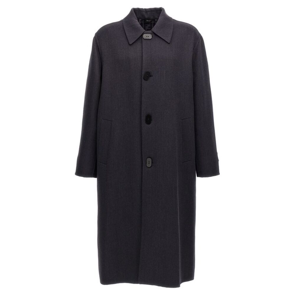 Fendi Men Double Wool Coat